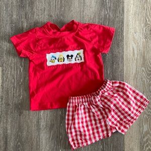 The smocking bug shorts set